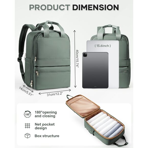 8497 Small Travel Backpack Personal Item Travel Bag Carry on Backpack main image 6